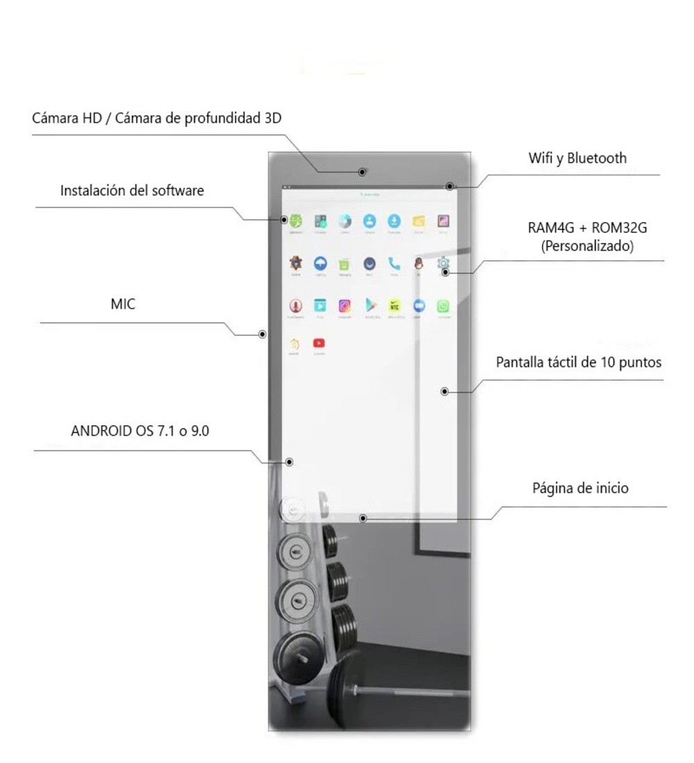 Espejo Inteligente con Pantalla HD 32" - VL32