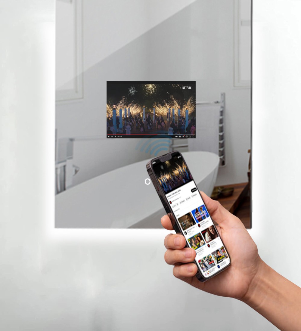 Espejo Retroiluminado con Pantalla - VR6080 ADVANCE