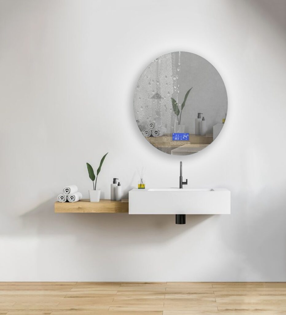 Espejo Retroiluminado con Pantalla - K800