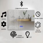 Espejo Retroiluminado con Pantalla - K12060