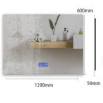 Espejo Retroiluminado con Pantalla - K12060