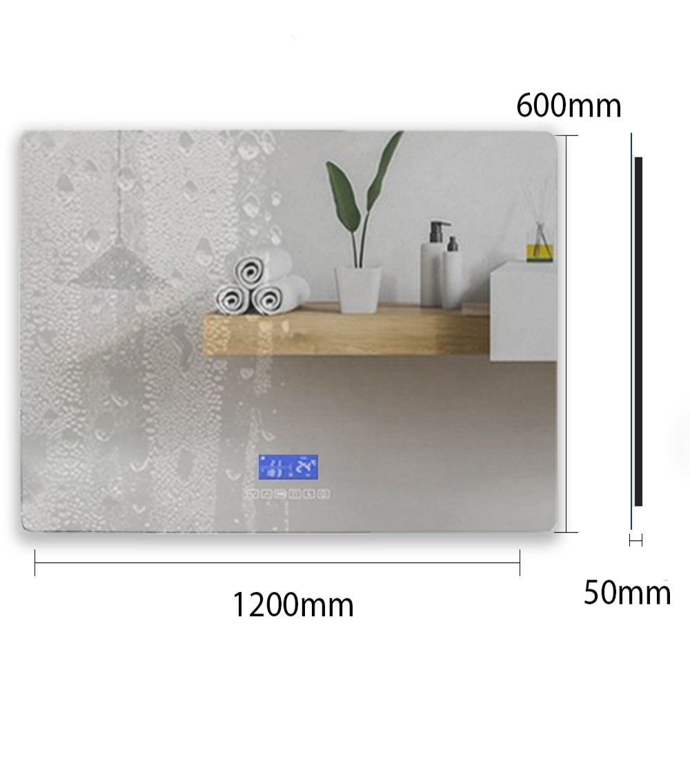 Espejo Retroiluminado con Pantalla - K12060