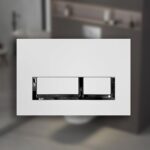 W220 Inodoro suspendido blanco con bastidor