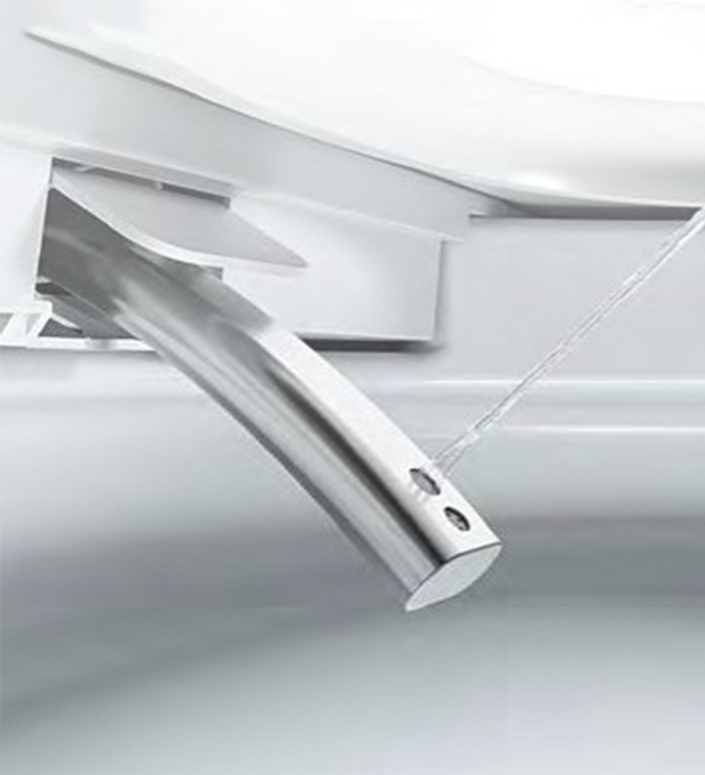 bidet japones wc suspendido rectangular con chorro de agua