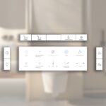 control remoto para wc inteligente estilo japonés