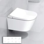 Inodoro inteligente suspendido ovalado