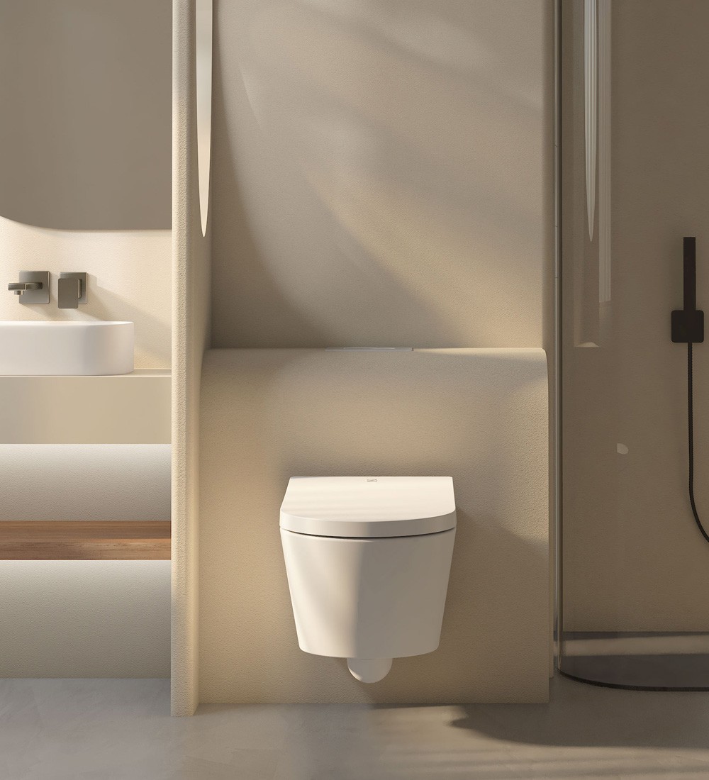 wc japonés suspendido inteligente automático