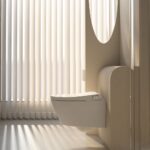 Inodoro inteligente suspendido ovalado