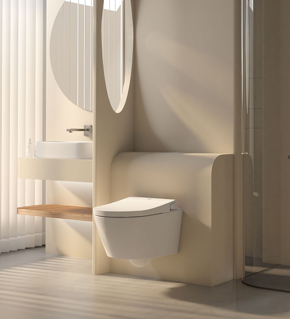 wc japonés suspendido inteligente automático