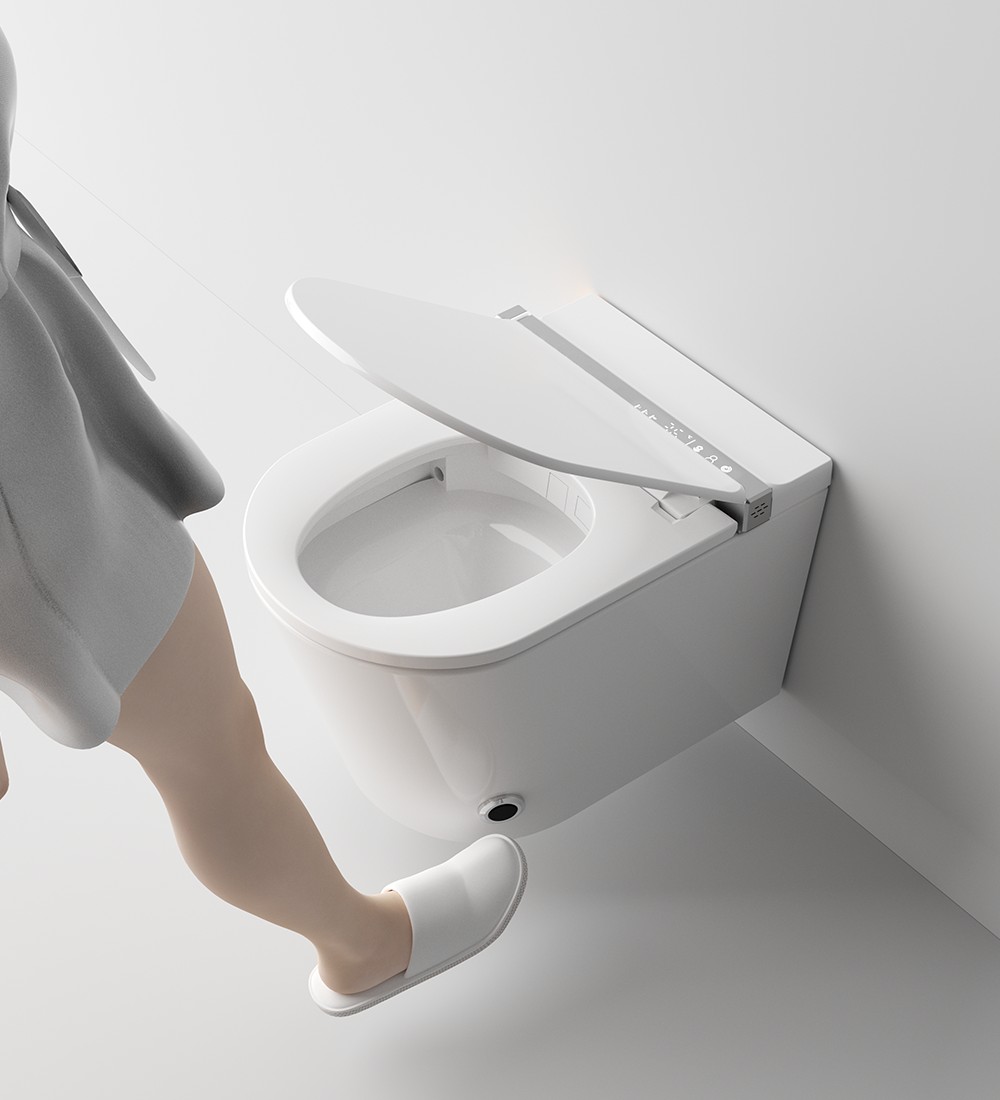 Wc Japonés suspendido STOCK FERIA - W270 (Con bastidor)