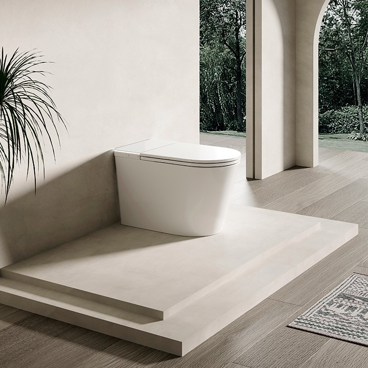 wc japonés A360 blanco semifrontal