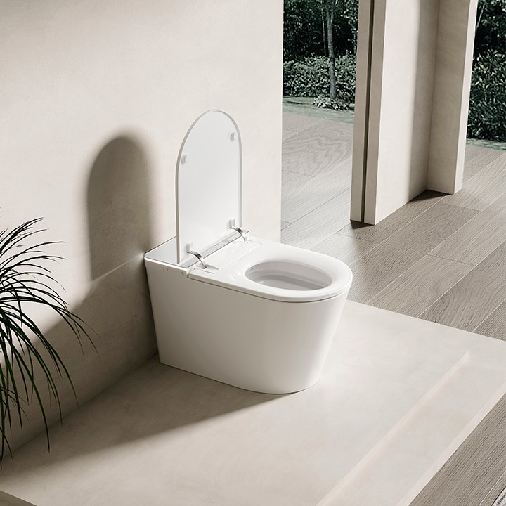 wc japonés A360 blanco tapa abierta