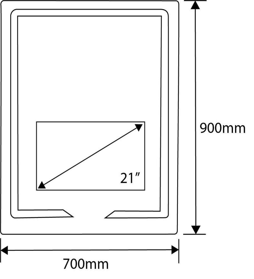 Espejo Inteligente con Pantalla HD - V30