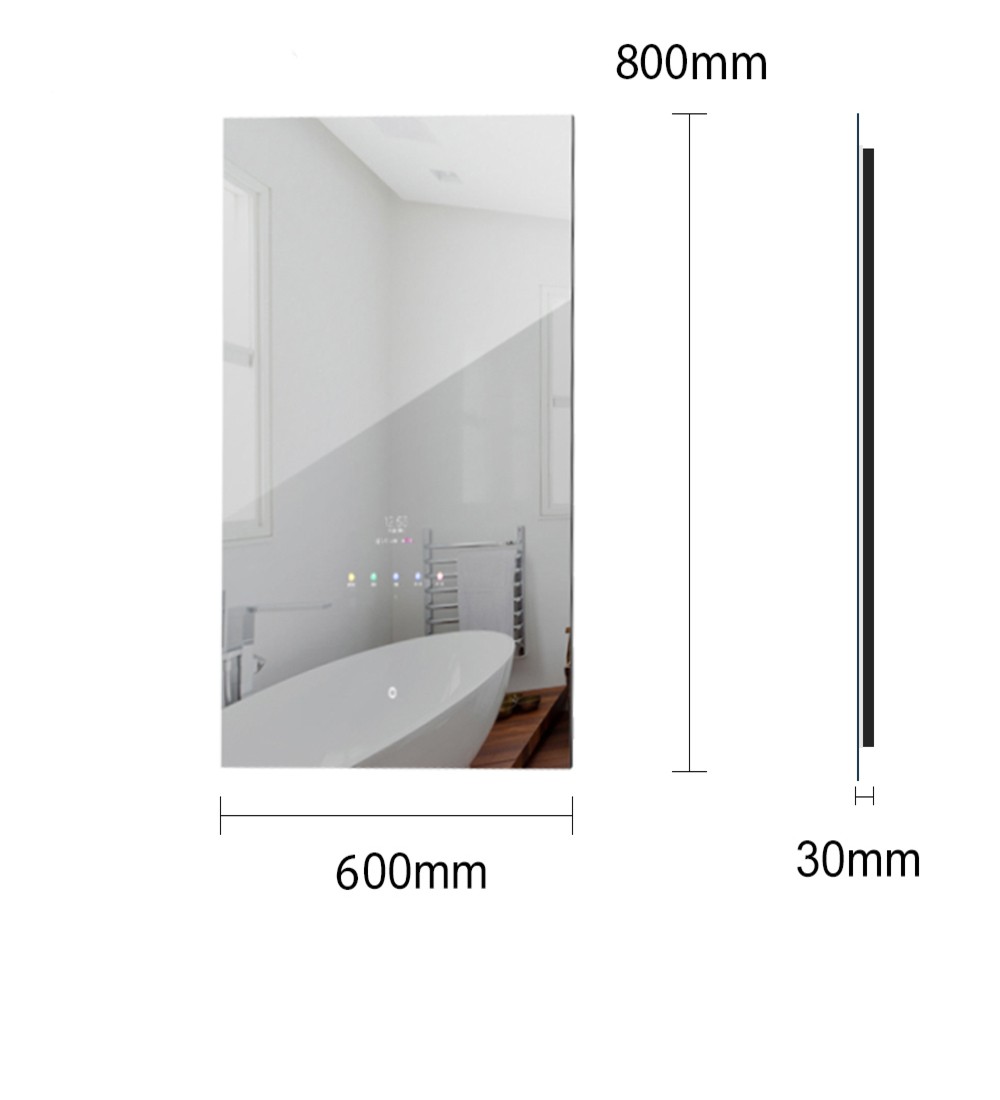 Espejo Retroiluminado con Pantalla - VR6080