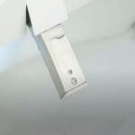 Inodoro inteligente suspendido gris / blanco con bastidor