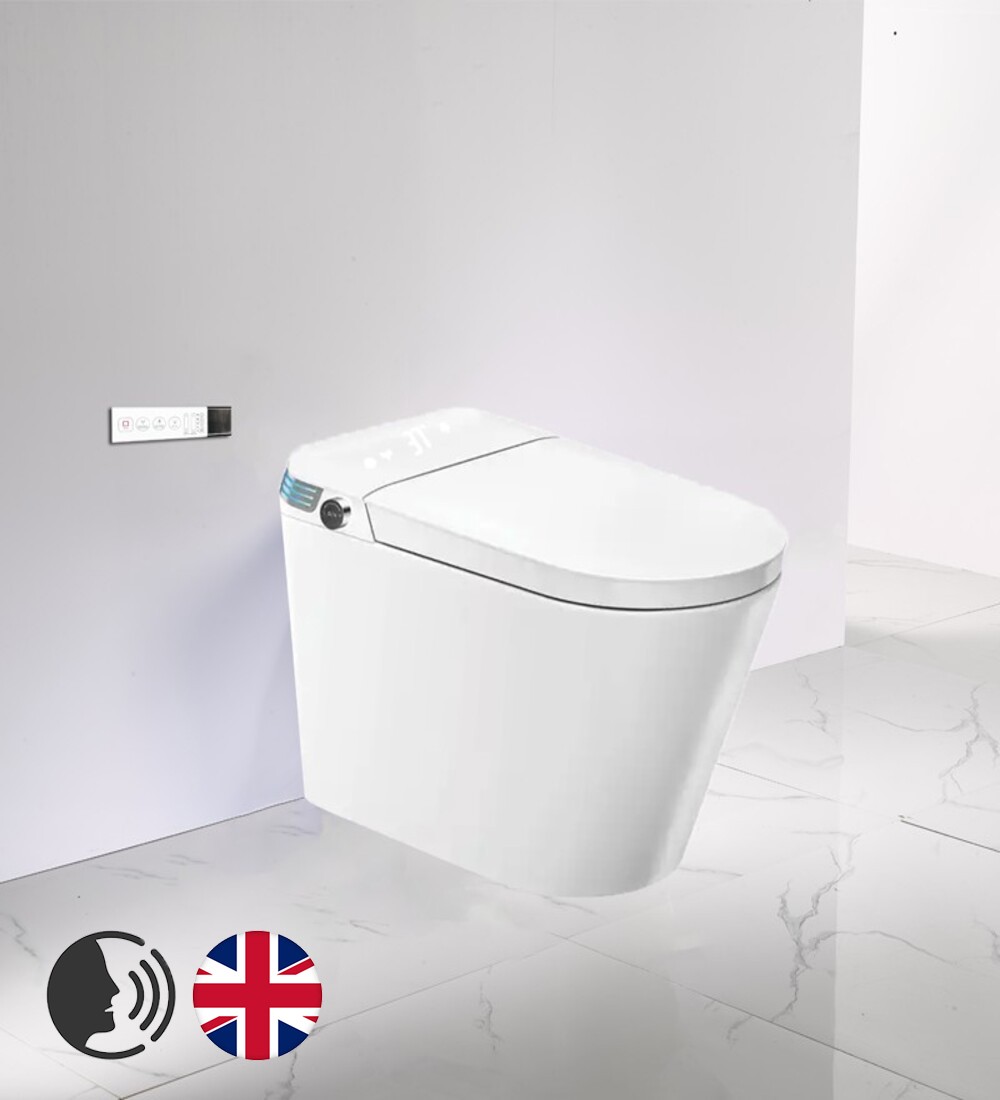 Inodoro Inteligente - A680 VOZ INGLÉS (Con Tanque)